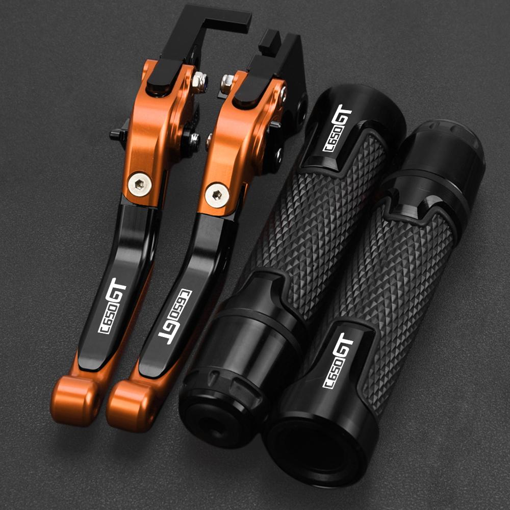 Motorcycle Aluminum Adjustable Brake Clutch Levers Handlebar Hand Grips Ends FOR BMW C650GT C 650 GT Maxi Scooters 2011-2017