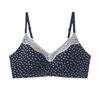 Broken lace mark fixed cup soft support no anti-sagging no steel ring bra