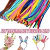 1000-100Pcs Multicolor Craft Pipe Cleaners Chenille Stems Plush Stick DIY Twisting Sticks for Kids Arts Handcraft Decor
