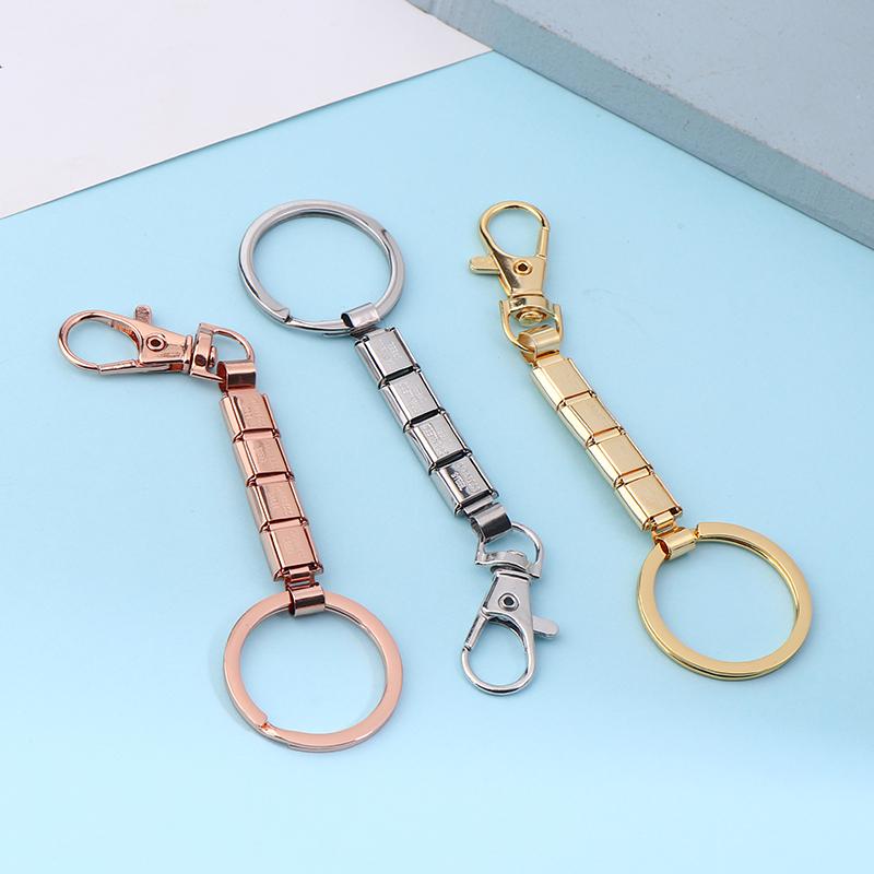 Simple  Removable Modules Key Chain Charm Link Making Diy Accessory Gift For Women Men
