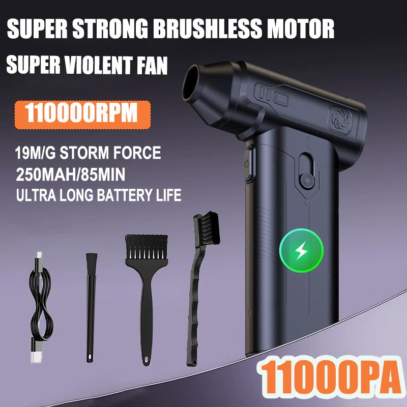 Powerful Wireless Vacuum Cleaner Electric Brushless Motor High-Speed 110000RPM Powerful Dust Blowe Blower Vacuum Cleaner Car