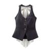 Fashion Style 2024 Summer New Arrival Women's Clothing Stylish Slim-Fit Bow (Detachable Backless Halter Vest