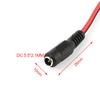 5Pcs Male+5Pcs Female Jack Cable Pigtail Cctv Power Adaptor Plug Connector Dc 12V 2.1X5.5Mm