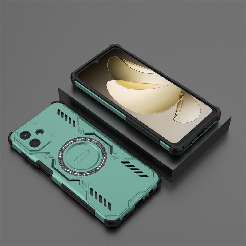 For Samsung Galaxy A07 Case Samsung Galaxy A07 Anti-knock Magnetic Adsorption Wireless Charge Back Cover For Samsung A07 Case