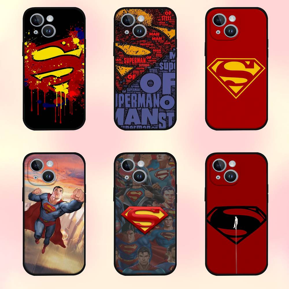Superman Apple IPhone11 12 13 14 15 16 17 Pro Max Iphone17 Pro Max 17Pro 17 Air Funda Dura De Silicona Capa