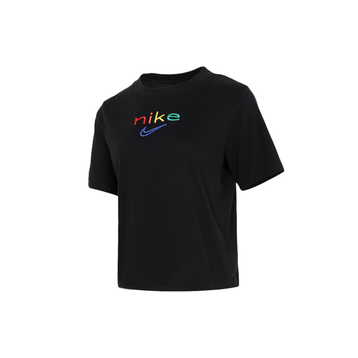 

New Nike Dri Fit Regular T Shirt Women s Black DD2849-010 XL