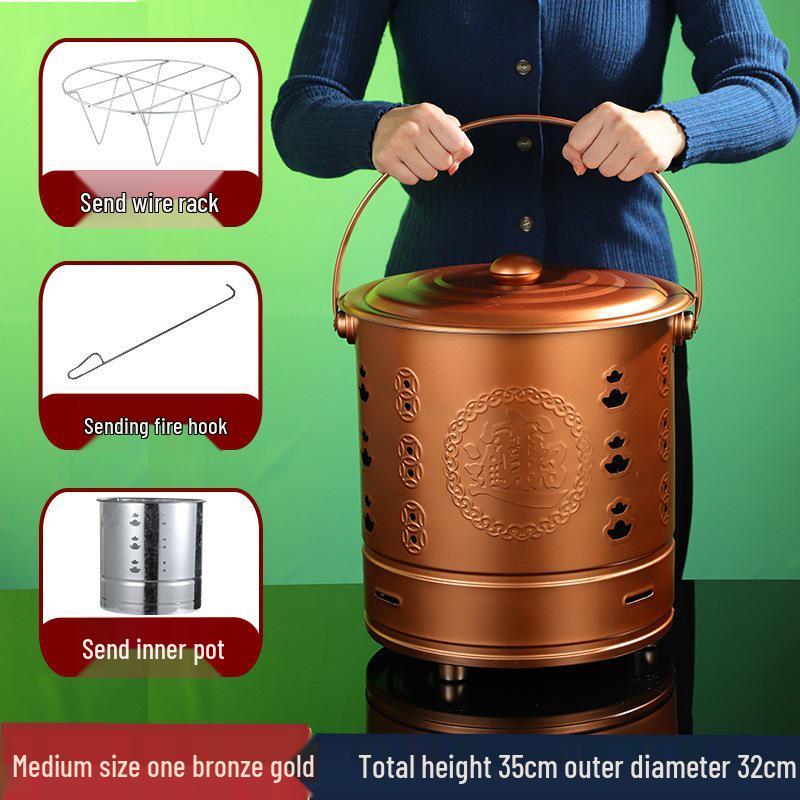 Incinerator Fire Bucket for Burning Paper and Incense
