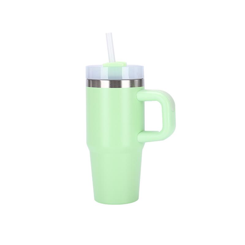 Tazza termica da auto Cross Seconda Generazione 14oz con Manico, Acciaio Inossidabile 304, Grande Capacità, Tappo con Cannuccia Ice Buster