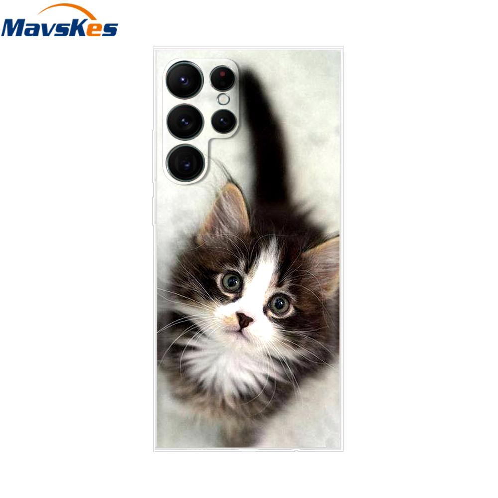For Samsung Galaxy S22 Ultra Case Silicone Soft Clear Bumper Back Cover For Samsung S22 Ultra Cases For Samsung S22 Ultra Fundas