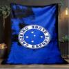 1pz Coperta Morbida in Flanella Stampata Cruzeiro Esporte Clube per Camera da Letto Adulti Soggiorno Divano Campeggio Viaggio Regali per Fan Regali di Natale