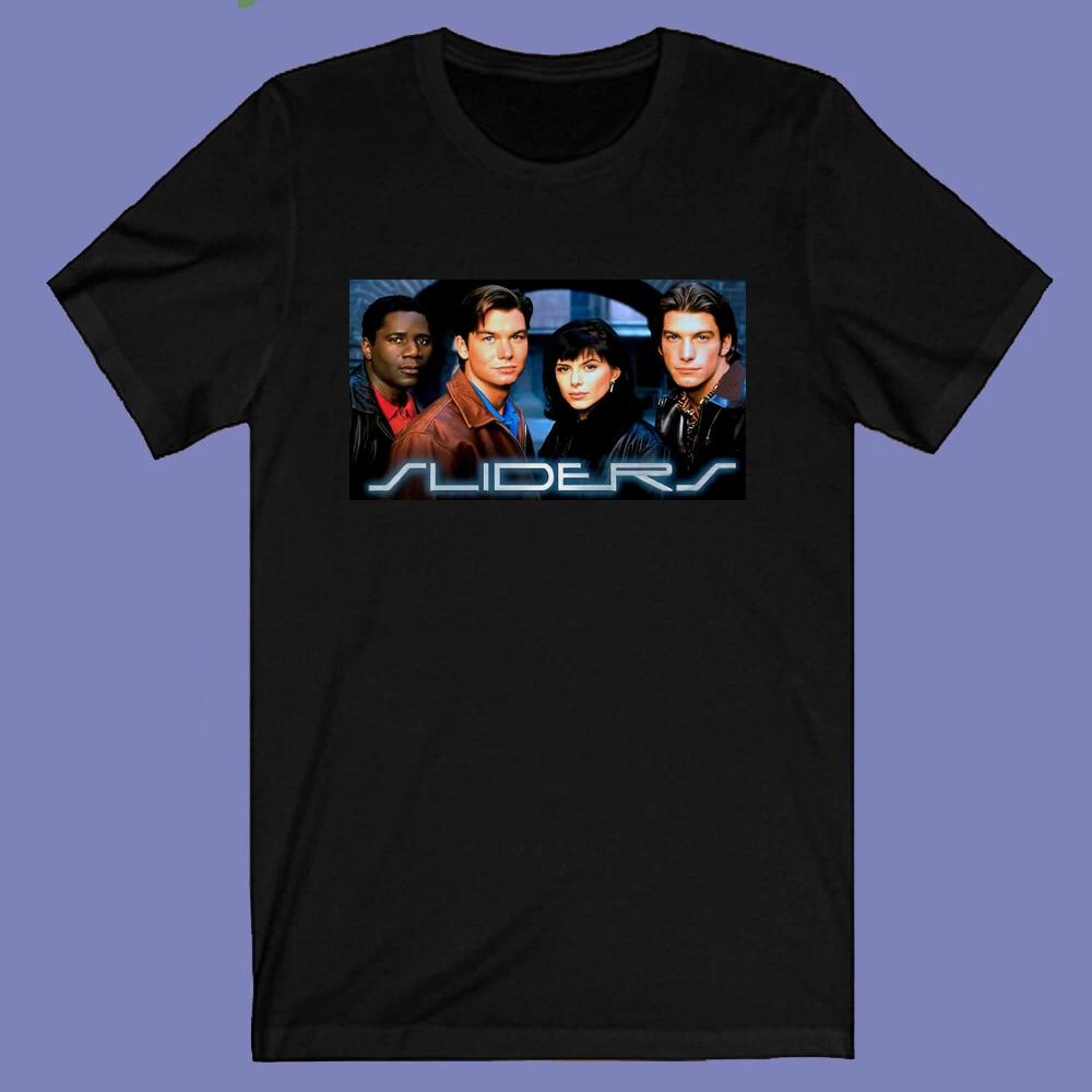 Sliders Retro Tv Show Men s Black Size S-3XL 3XL