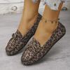 Fashion 2025 New Women Round Toe Casual Flat Shoes  Spring Autumn Flats Loafers Shoes for Women Fashion Leopard Non-slip Sneakers Women