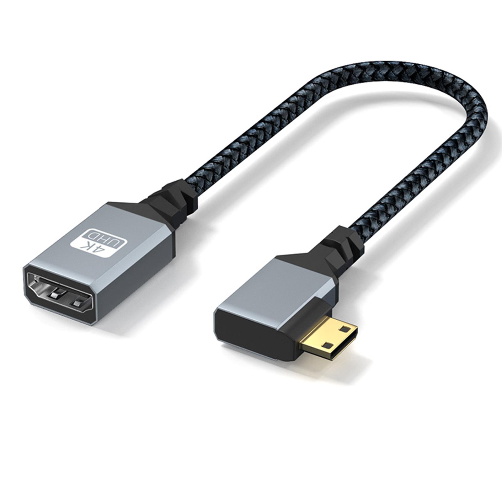 

Advances Mini HDMI to HDMI Adapter Cable for 4K Video Display 4K60Hz Resolution Cord Support for PC Television left