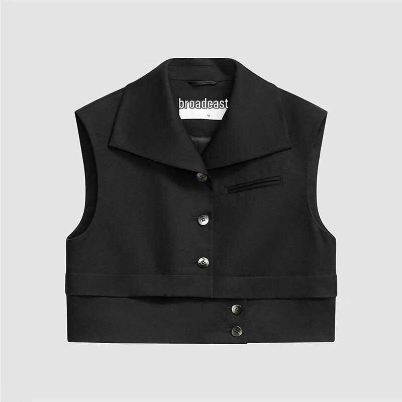 Broadcast Women's Layered Lapel Vest
