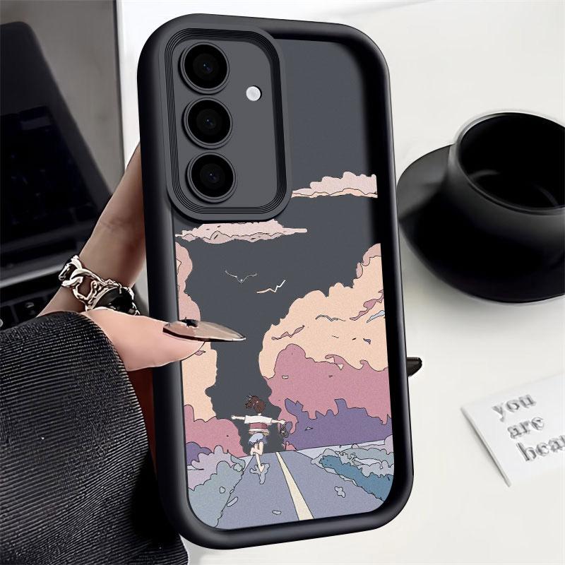 

Japan Anime Scenery Kanagawa Great Wave Phone Case For Samsung S26 S25 S24 S23 S21 20 Ultra For Galaxy S25 S24 FE S26 Plus Cover Galaxy S20