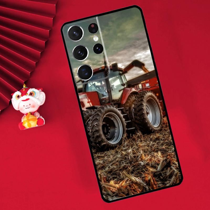 Farm Vehicle Tractor Case For Samsung Galaxy S24 Ultra S22 S23 Plus Note 10 Note 20 S8 S9 S10 S20 S21 FE Cover