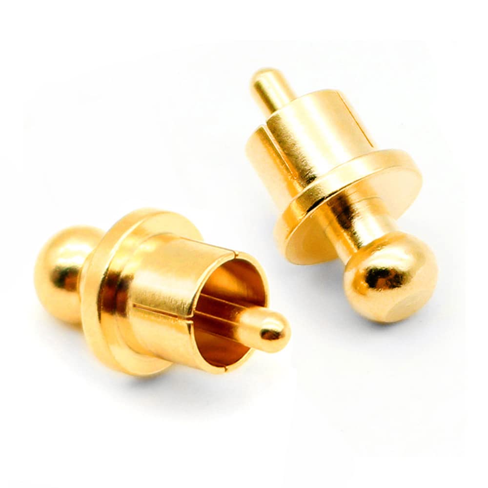 Ntcpefy 10pcs Gold Plated Plug Cap Short Circuit Socket, Phono Connector Shield Jack Socket Cover Cap