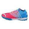 Puma Future Z Round Toe Lace-Up TT (Rubber Studs) Soccer Shoes Men Soccer Shoes Pink Blue 107162-01