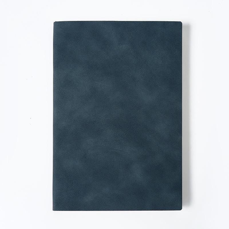 Suede-Feel Soft-Cover A5 Notebook Planner with Custom Logo