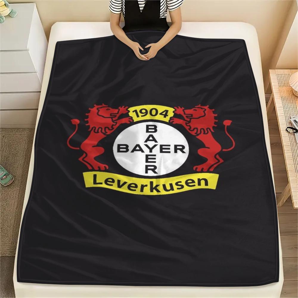 1ks Bayer 04 Leverkusen Potisk Flanelová deka, Vysoká kvalita Pohodlná pro Všechna roční období, Domácí dekorace, Teplo a Pohodlí, Perfektní pro Vánoční dárky13