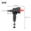 With Rubber Seal Fuel Shut Off Valve For Oregon 07-407 For Rotary 13116 With Filter 208961 90 Degree Gas Valve