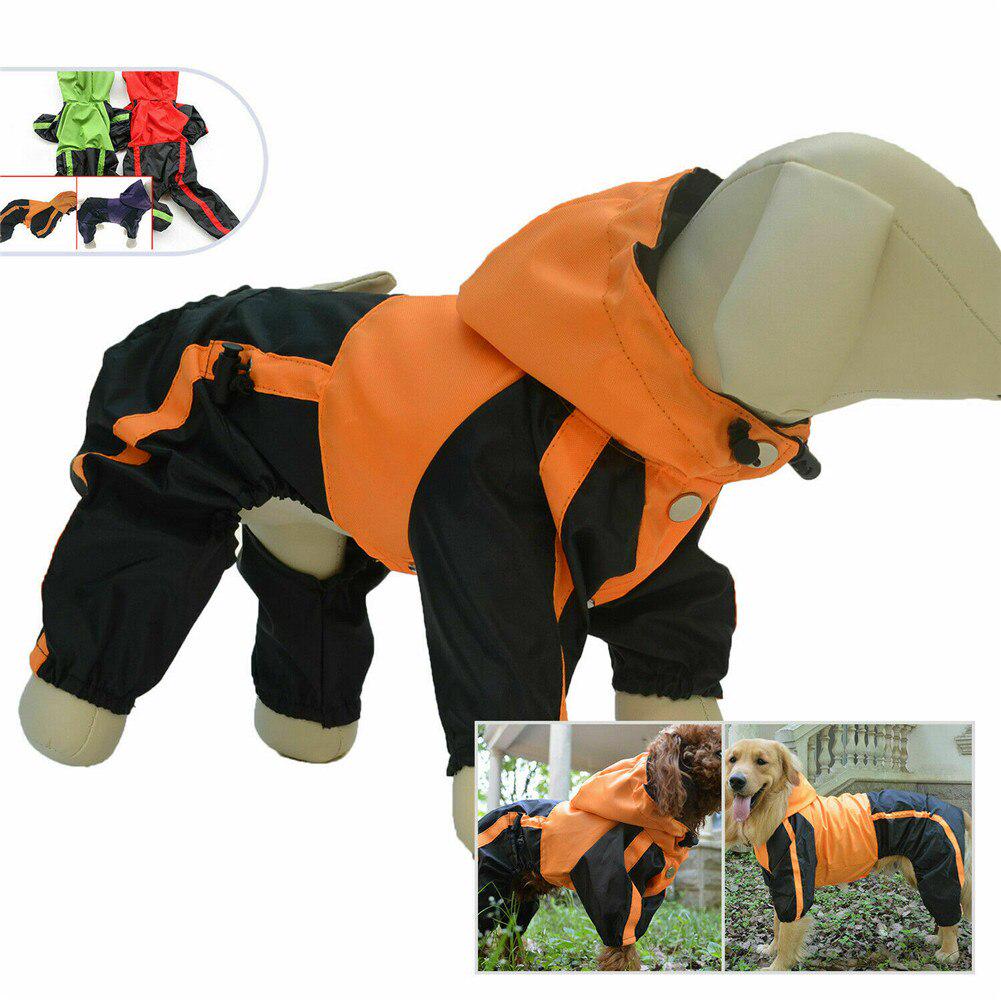 Pet Dog Clothes Rain Snow Coats Waterproof Raincoats 4 Legs Raincoat For Small Medium Large Dogs 899