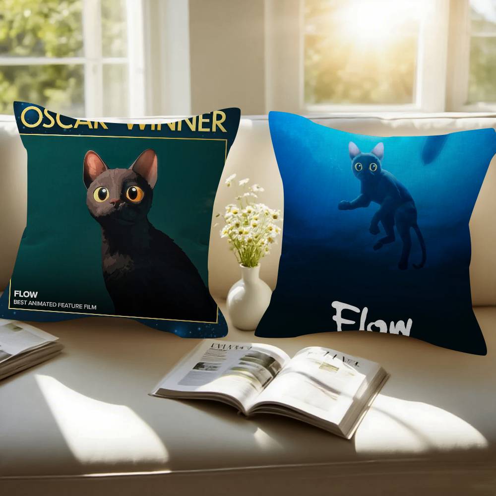 FFlow cute 2024 Movie Maple Design Cushion Cover Happy Autumn Harvest decor Holiday Decorati Pillow Cover