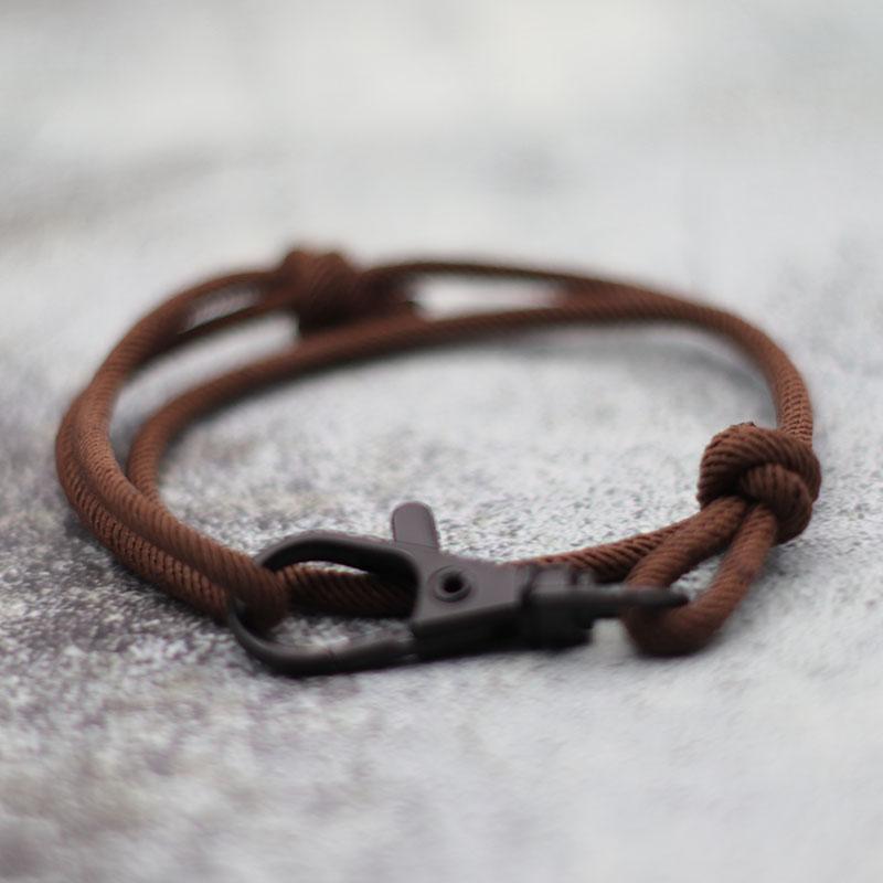Novel Men Bracelet Rope Handmade Adjustable Braclet Outdoor Survival Climbing Braslet Pulsera Hombre Bohemian Jewelry Cord Joias