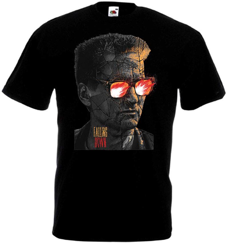 Falling Down v10 Michael Douglas T-shirt movie poster black all sizes S5XL S