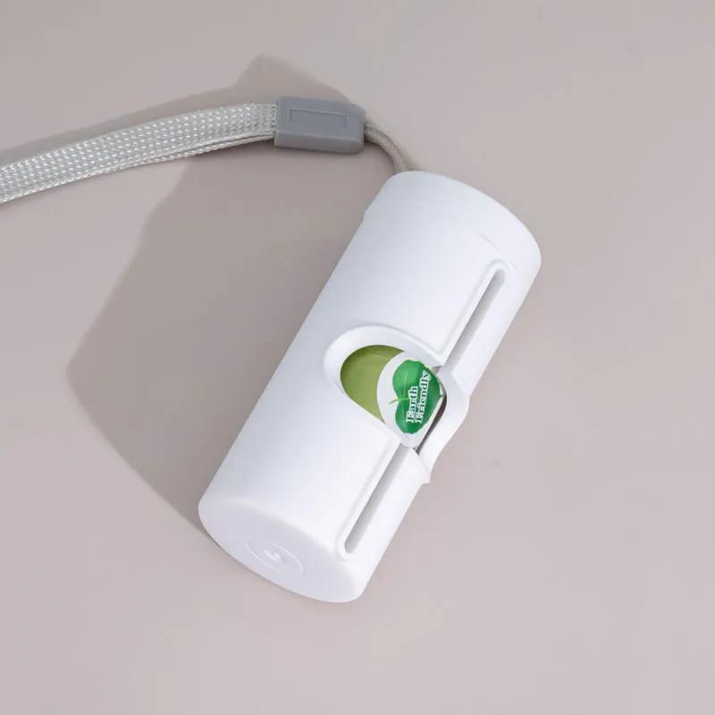 

Мини-мусорный ящик для домашних животных, переносной диспенсер для собачьих отходов, переноска для уличного использования, держатель для мусорных мешков, чистящие средства для домашних животных белый