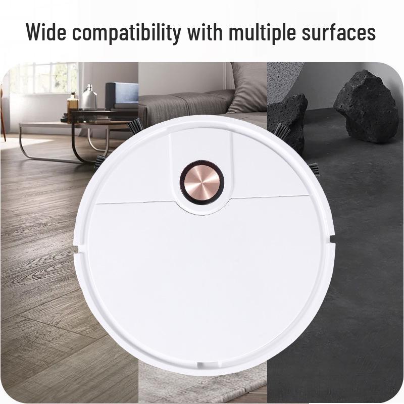 3-in-1 Smart Roboterstaubsauger: Kehrt, Saugt, Wischt & USB-geladen