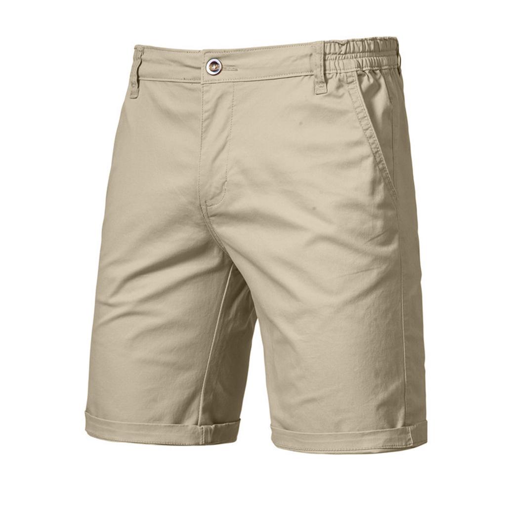 Men's Casual  Color Outdoors Pocket Beach Work Trouser Cargo Shorts Pant