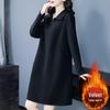 Autumn Plus Size Lapel Dress: Stylish, Slimming, Age-Reducing Casual Wear for Women