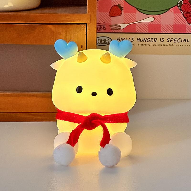 Cartoon Night LightLittle Dragon Man Night LightBedroom Bedside LightAmbient LightDesktop Decoration