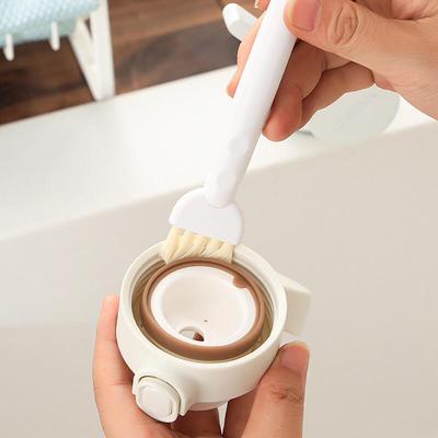 Perie de curățat fante pentru prăjitor de pâine tip pahar, cu două capete