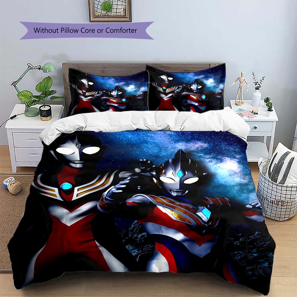 Ultraman Retro Poster Bettwäsche-Set, Vintage Heldenkunst Schlafzimmer-Dekoration, Klassische Kollektion Heim-Geschenk.chl