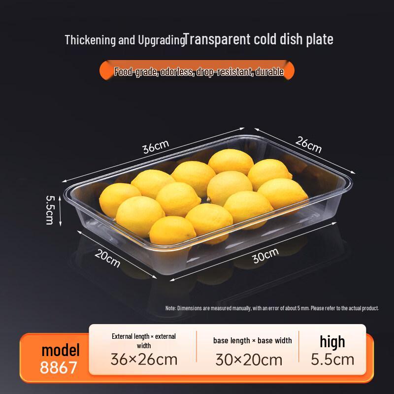 Qianxing Acrylic Transparent Serving Tray