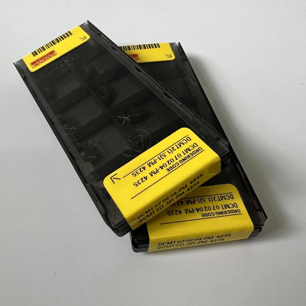Original Sandvik / DCMT070204-PM 4235 /Carbide CNC Blade 10 PCS