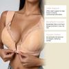 Zeriluna Front-Closure Push-up Bra: Fashionable, Sexy, Comfortable, and Breathable Underwear.