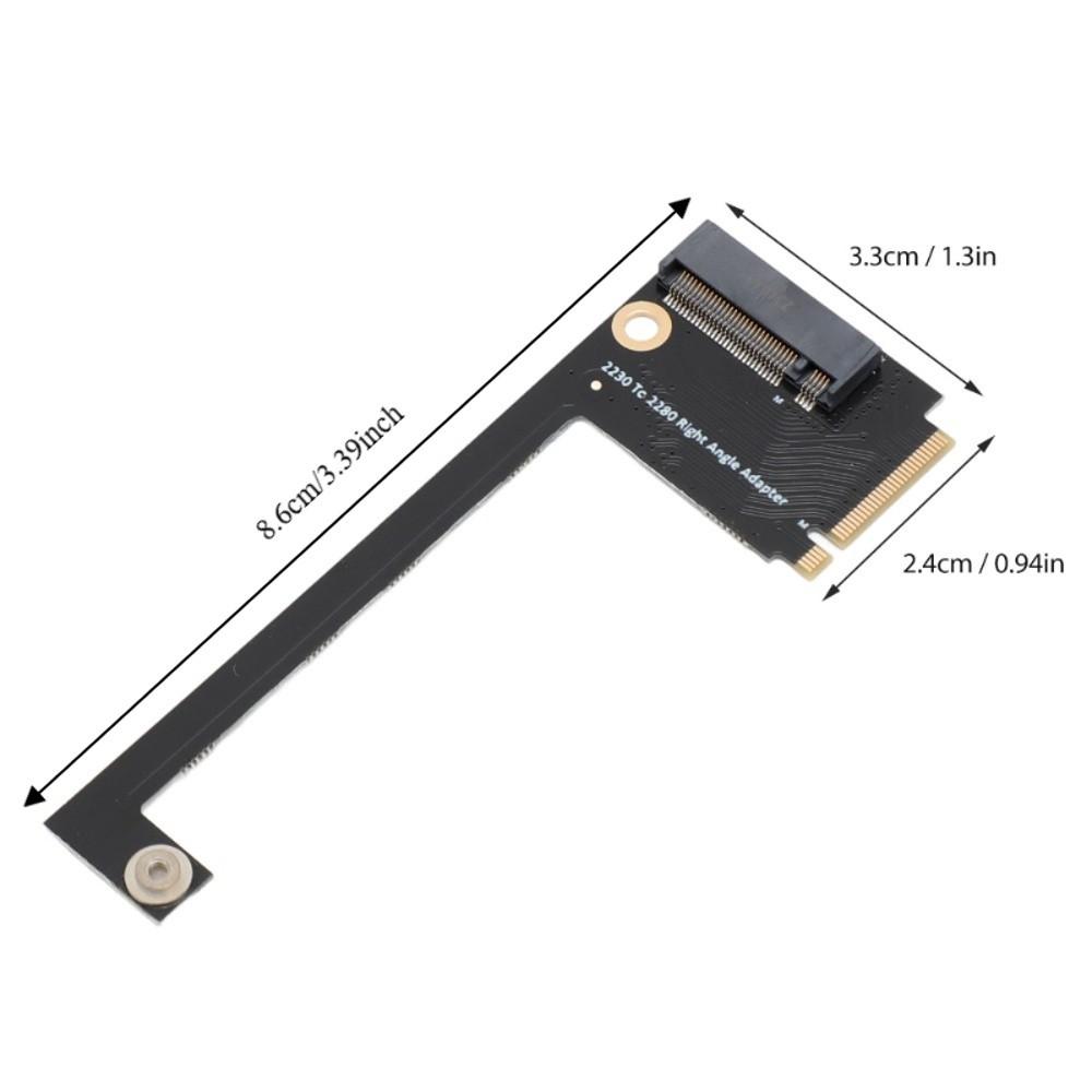 90-Grad-SSD-Erweiterungskarte Hohe Leistung Stabiler NVME-Adapter für für Rog Ally Handheld-Konvertierung 2230 auf 2280