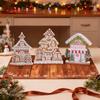 Creative New Christmas Decoration Items, Christmas Snow House Soft ClayChristmas House Decoration Pieces
