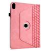 For iPad (2025)/10.9 (2022) Case Rotating Stand Building Block Imprinted Leather Tablet Cover