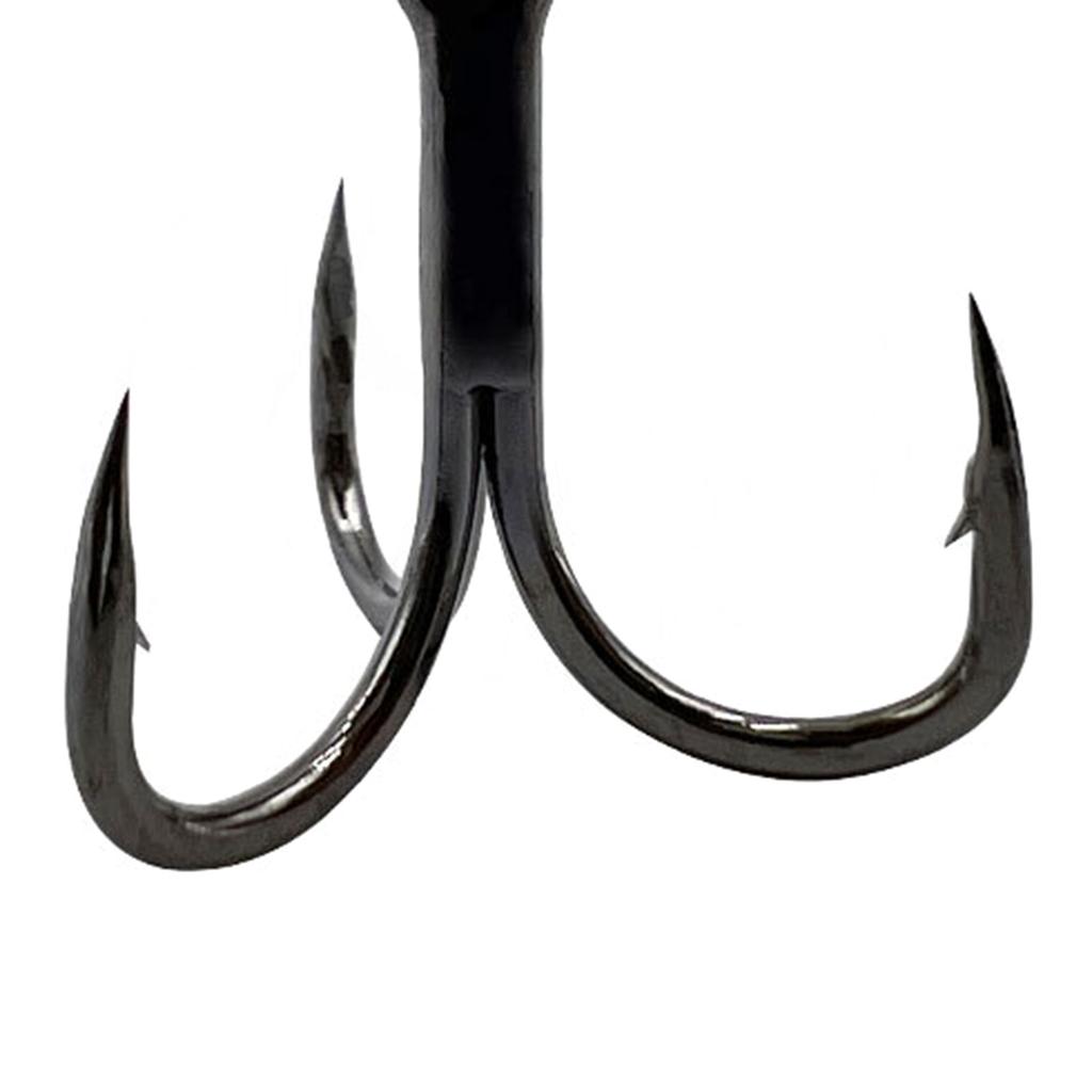 Professional Anglers High Carbon Steel Trebles Hook for Efficient Catching for Freshwaters and Saltwater Use