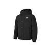Los Geweven Korte Lichtgewicht Warme Donsjas Unisex Jas Koolstof Zwart P423U036-0018