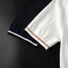 Men's Trendy Korean Style Short-Sleeve Polo Shirt with Half Zipper