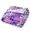 Super Soft blanketKids Adult Travel Puzzle Camouflage Pattern Throw Blanket  Flannel Bedspread For Couch Chair Sofa Bed