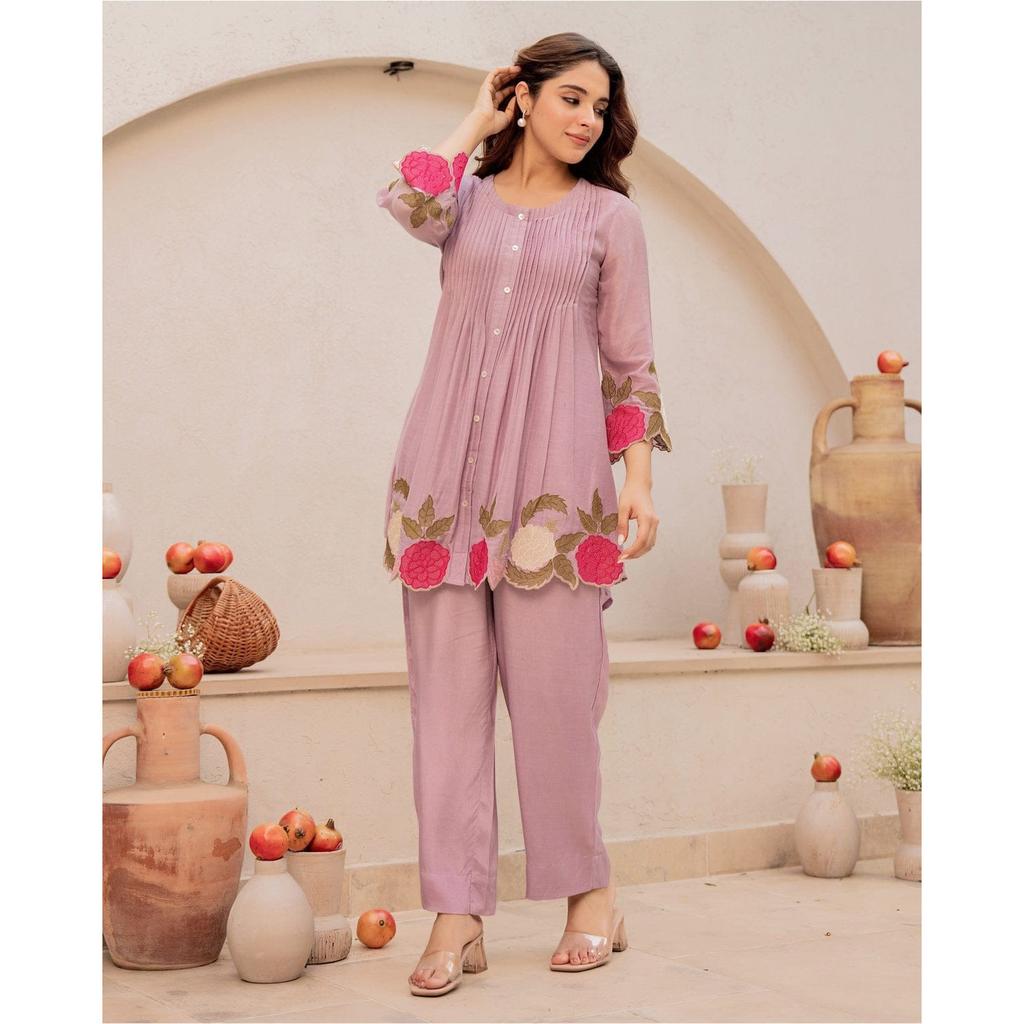 Indian Bollywood Party Wear Kurti Cord Set Women Designer Ethnic Kurta Pant Set