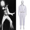 High-quality Polyester Fiber Cosplay Set Of White Cat King Elvis Presley