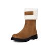Women's Snow Boots, Comfortable and Warm In Autumn and Winter, Thick Heel Low Heel Large Size Plush Short Boots