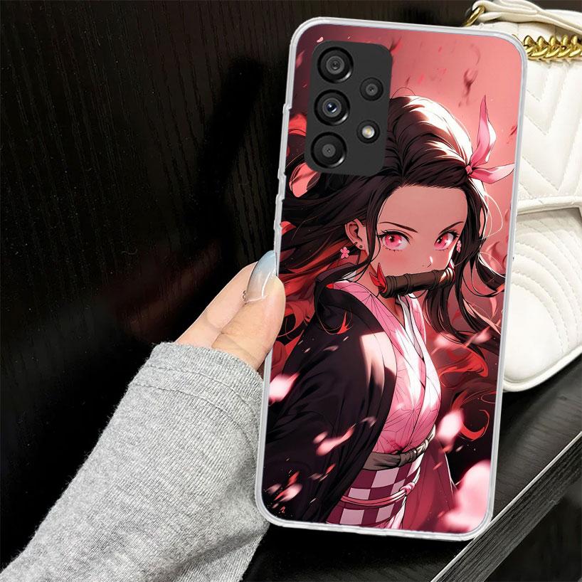 Kamado Nezuko Demon Slayers Case for Samsung Galaxy A52 A42 A32 A22 A12 A51 A50 A02S Phone Cover A41 A31 A21S A40 A30S A20E A10S